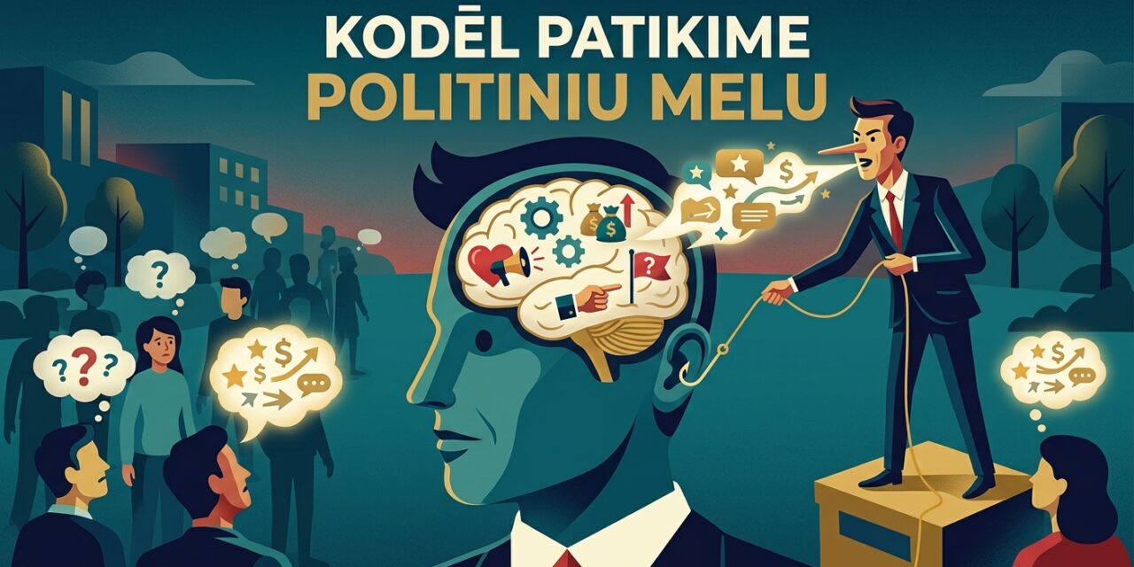 Kodėl patikime politiniu melu