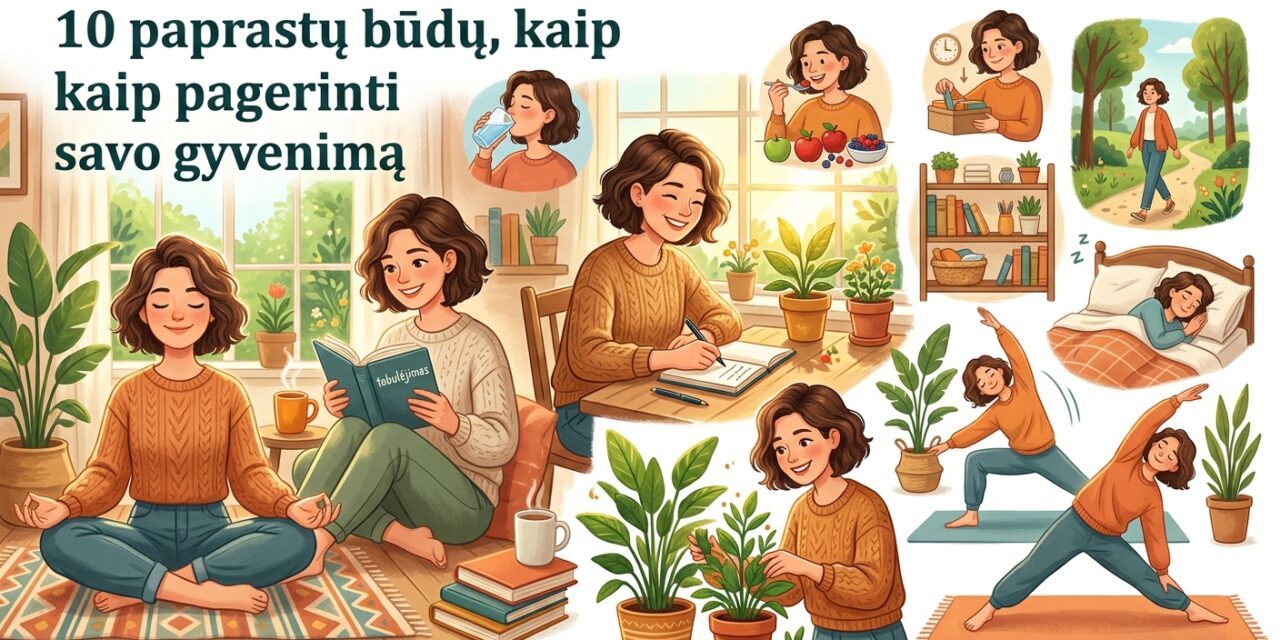 10 paprastų būdų, kaip pagerinti savo gyvenimą